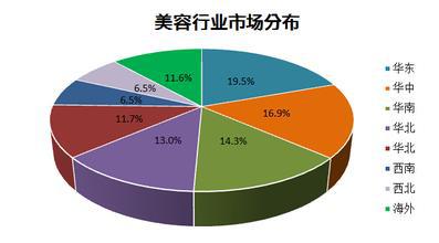 美容行业市场分布